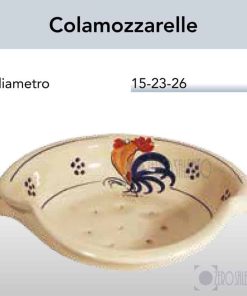 Cola Mozzarelle in Terracotta – Ceramica con decoro Gallo Salentino