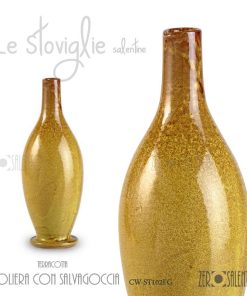 Oliera con salvagoccia in Terracotta finitura Decapè “La Pagghia”