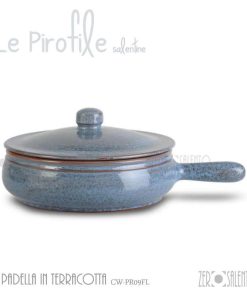 Padella Terracotta Pirofila finitura Decapè “Lu Mare”