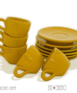 Tazzina da Caffè in Ceramica Giallo Mimosa