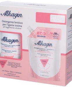ALKAGIN DETERGENTE INTIMO PH7 LENITIVO 400 ML + RICARICA 400ML