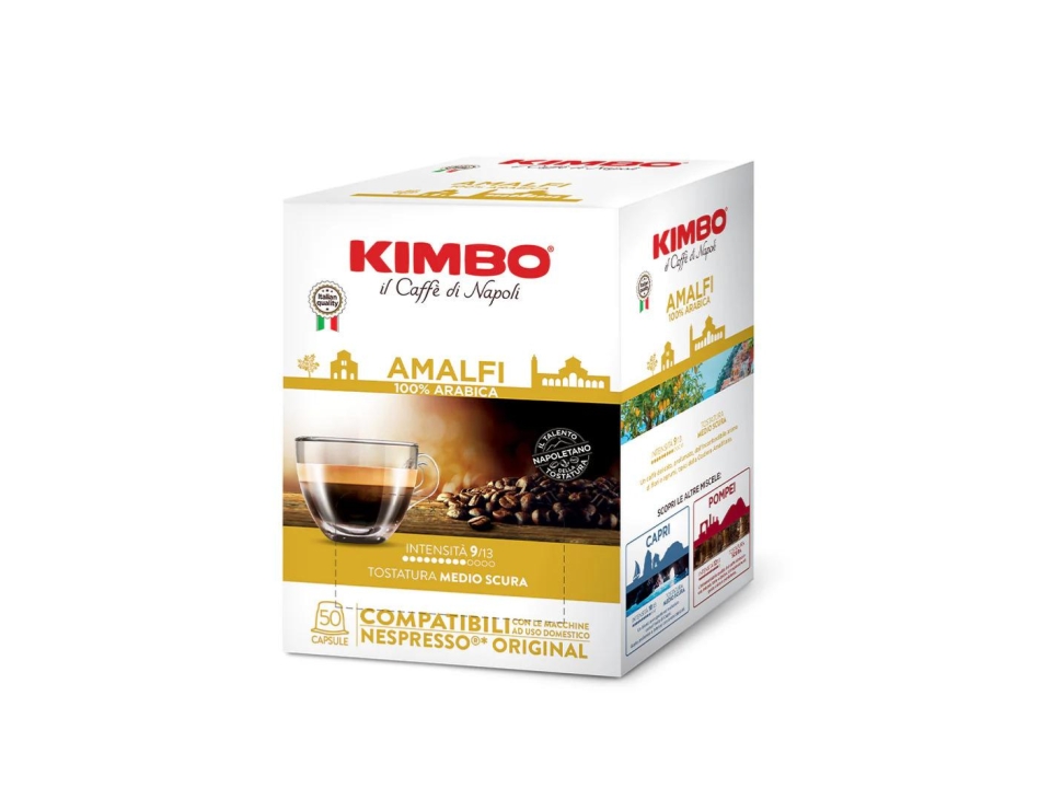Kimbo Amalfi Caffè in Capsule Compatibili Nespresso Original 50 Capsule - immagine 2