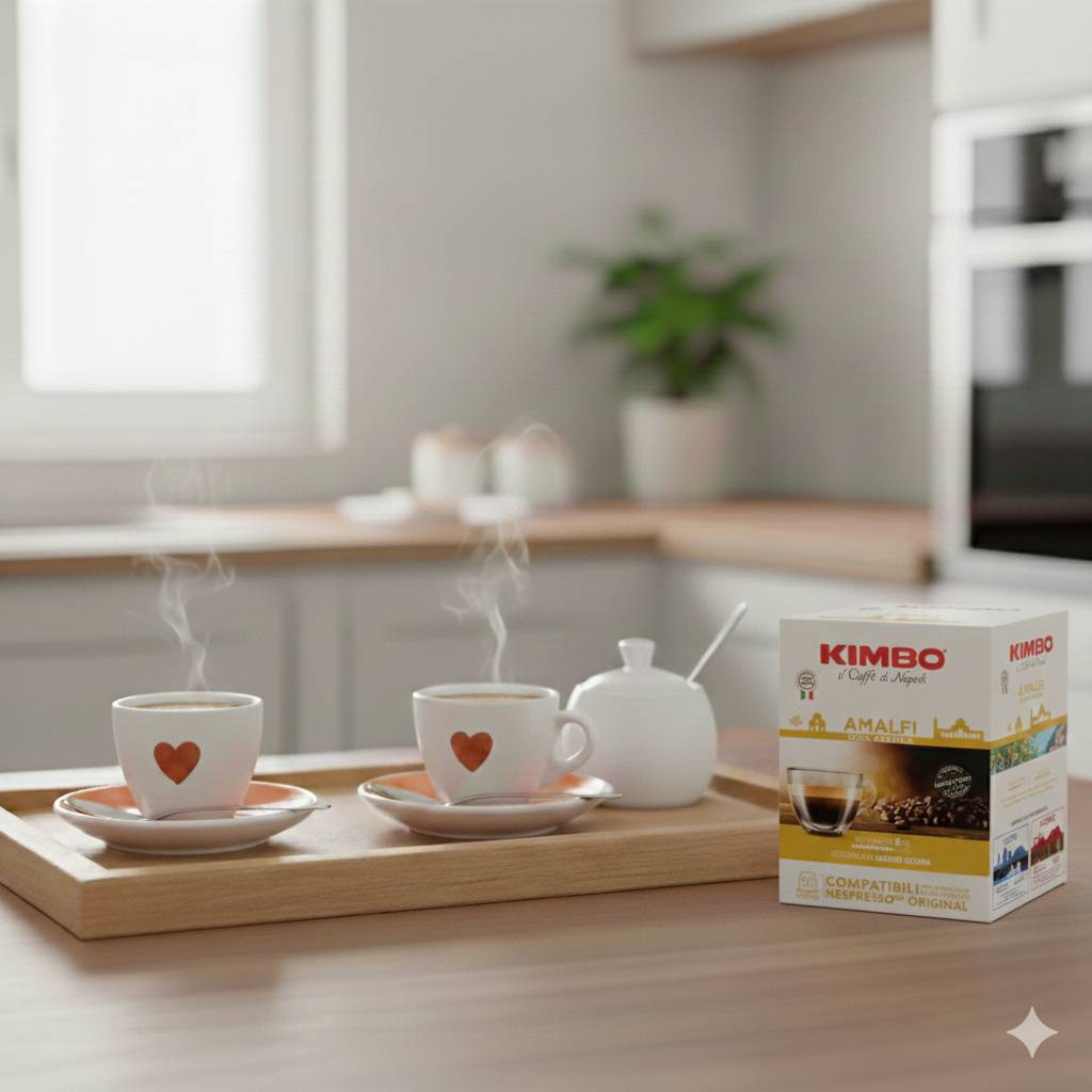 Kimbo Amalfi Caffè in Capsule Compatibili Nespresso Original 50 Capsule - immagine 4