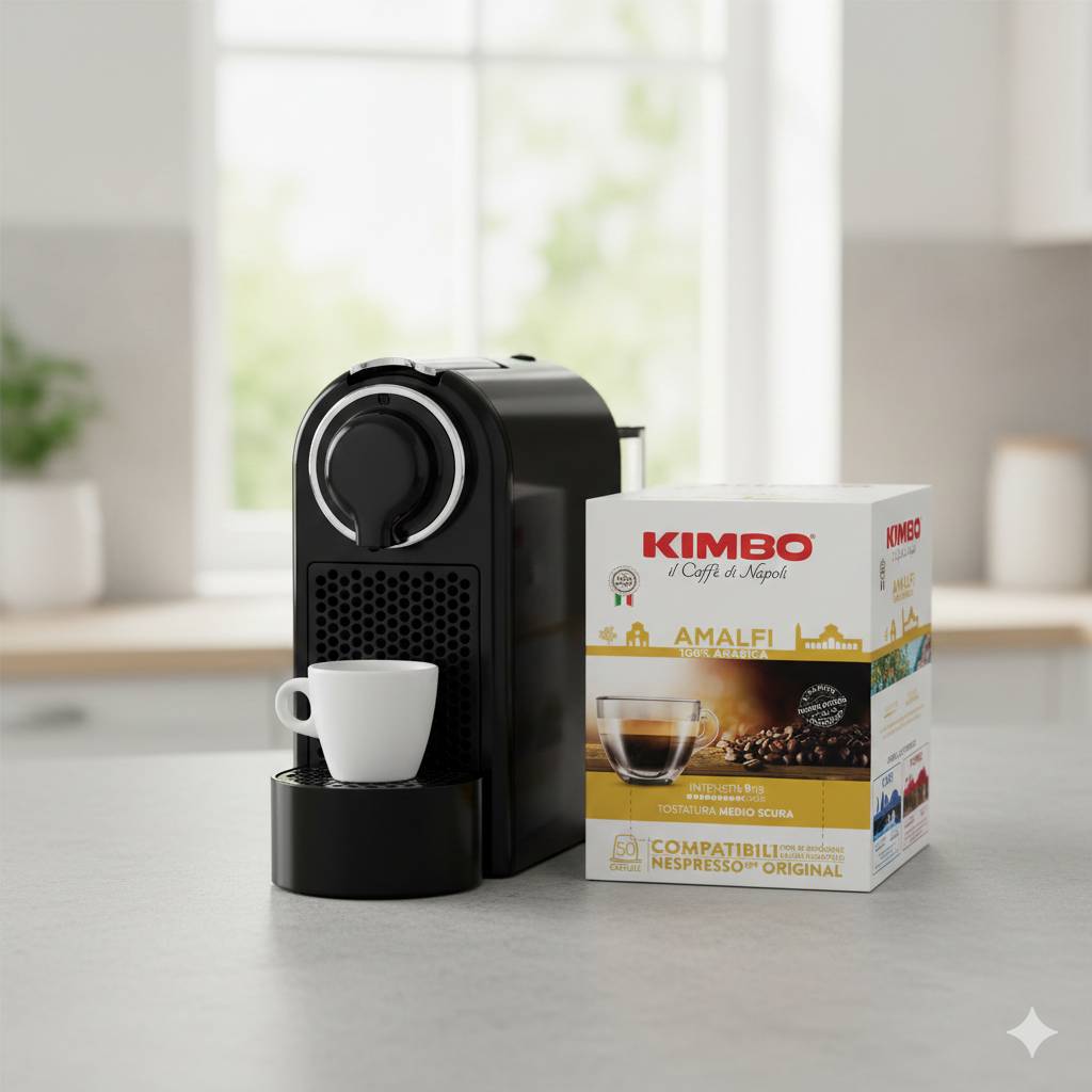 Kimbo Amalfi Caffè in Capsule Compatibili Nespresso Original 50 Capsule - immagine 5
