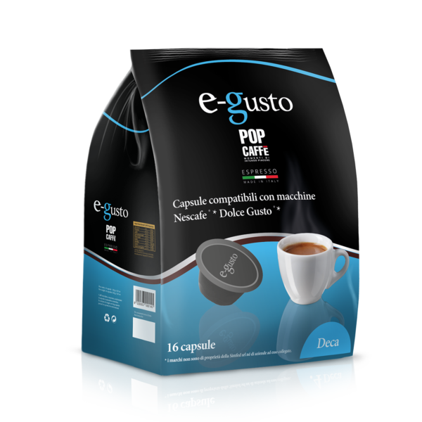 16 Capsule compatibili Nescafè Dolce-Gusto Pop Caffè E-Gusto DECA (più ne acquisti più risparmi)