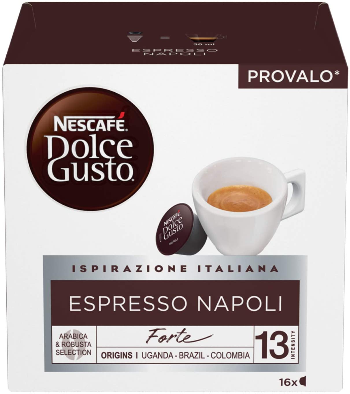 Nescafé Dolce Gusto Espresso Napoli Caffè, 6 Confezioni da 16 Capsule (96 Capsule) - immagine 2