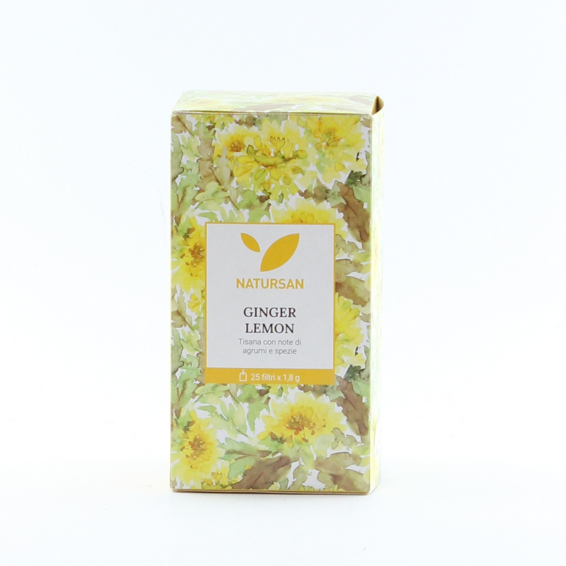 Infuso d’ erbe Ginger e Lemon – Natursan