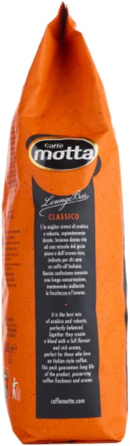 CAFFE’ MOTTA Caffe in Grani 1 kg, Chicchi di Caffè Qualità Lounge Bar Espresso Classico Miscela Arabica e Robusta, Made in Italy - immagine 6