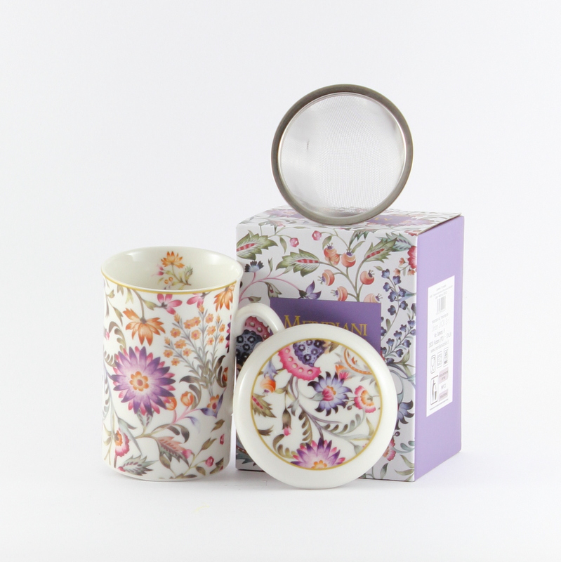 Mug o tazza “Fiori” in porcellana – I Meridiani - immagine 3