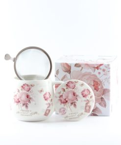 Mug o tazza “Le Rose” in porcellana – I Meridiani