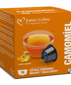 16 Capsule compatibili Nescafè Dolce Gusto Camomilla Miele e Arancia Italian Coffee