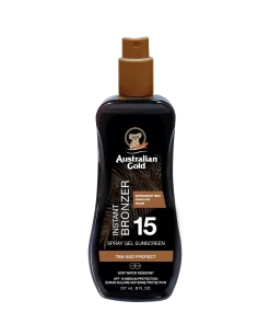 AUSTRALIAN GOLD SPF15 SPRAY GEL EFFETTO BRONZE 237 ML